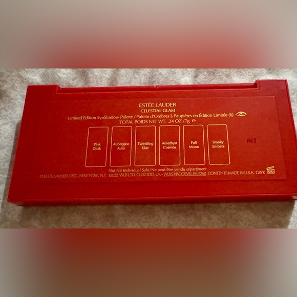 NWOB Estee Lauder eyeshadow 6 color palette holiday edition celestial glam - Picture 3 of 3